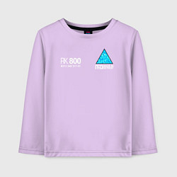 Лонгслив хлопковый детский RK800 CONNOR, цвет: лаванда