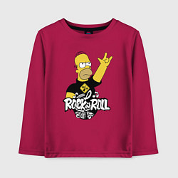 Детский лонгслив Rock n Roll