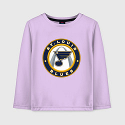 Лонгслив хлопковый детский St Louis Blues, цвет: лаванда