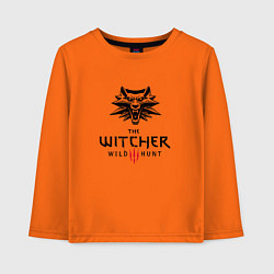 Лонгслив хлопковый детский THE WITCHER 3:WILD HUNT, цвет: оранжевый