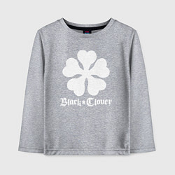 Лонгслив хлопковый детский Black Clover, цвет: меланж