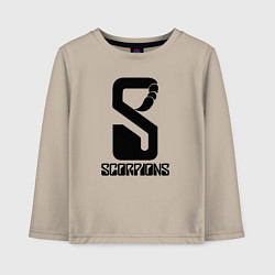 Детский лонгслив Scorpions logo