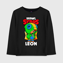 Детский лонгслив BRAWL STARS LEON