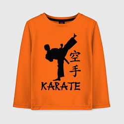 Детский лонгслив Karate craftsmanship