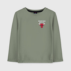 Детский лонгслив CHICAGO BULLS НА СПИНЕ