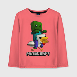 Детский лонгслив MINECRAFT