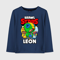 Детский лонгслив BRAWL STARS LEON