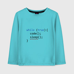 Детский лонгслив Code - sleep