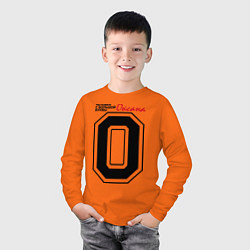 Лонгслив хлопковый детский Оксана - человек с большой буквы, цвет: оранжевый — фото 2