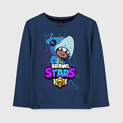 Детский лонгслив Brawl Stars LEON SHARK