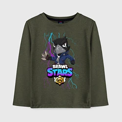 Детский лонгслив Brawl Stars CROW