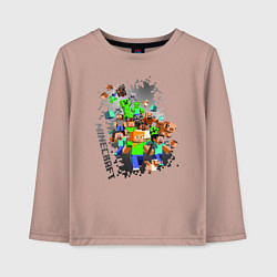 Детский лонгслив Minecraft