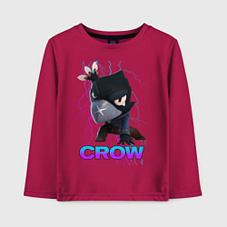 Детский лонгслив Brawl Stars CROW