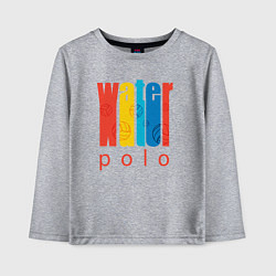 Детский лонгслив Water polo