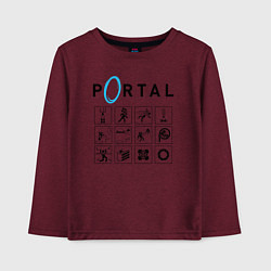 Детский лонгслив PORTAL