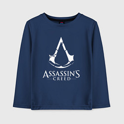 Лонгслив хлопковый детский Assassin’s Creed, цвет: тёмно-синий