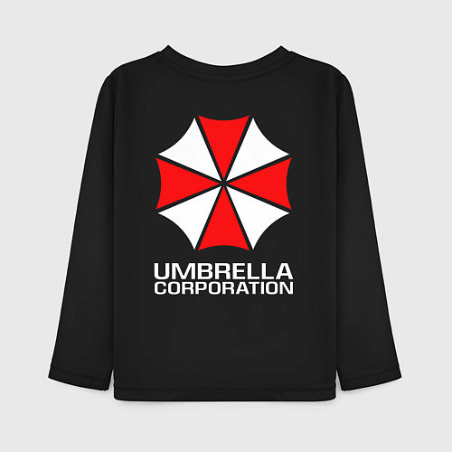 Детский лонгслив UMBRELLA CORP / Черный – фото 2
