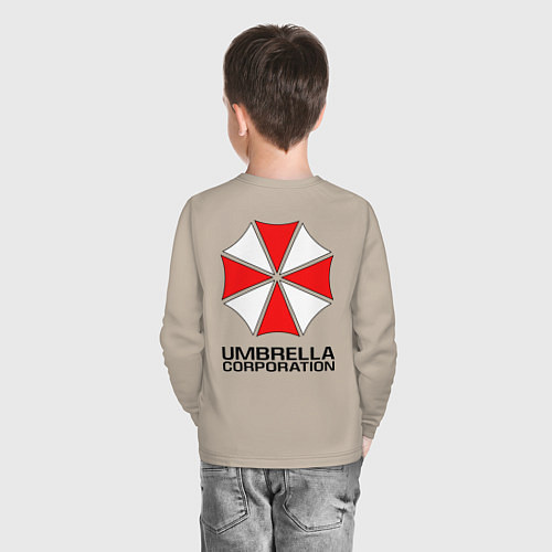 Детский лонгслив UMBRELLA CORP / Миндальный – фото 4