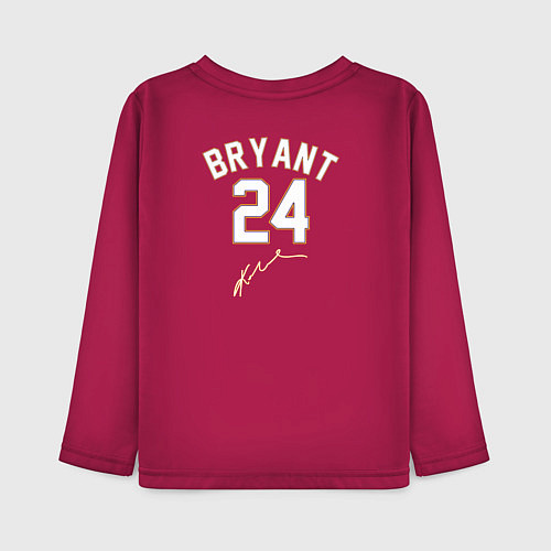 Детский лонгслив LA LAKERSспина / Маджента – фото 2