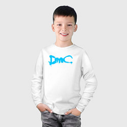Лонгслив хлопковый детский DEVIL MAY CRY DMC, цвет: белый — фото 2
