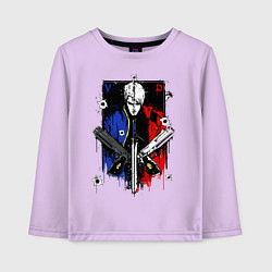 Лонгслив хлопковый детский DMC, цвет: лаванда