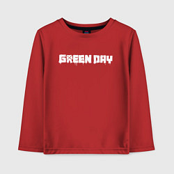 Лонгслив хлопковый детский GreenDay, цвет: красный