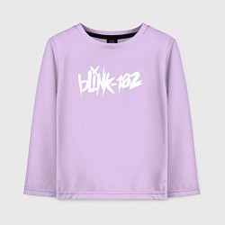 Лонгслив хлопковый детский Blink 182, цвет: лаванда
