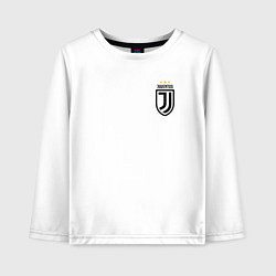 Лонгслив хлопковый детский JUVENTUS, цвет: белый