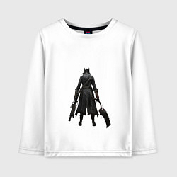 Лонгслив хлопковый детский Bloodborne, цвет: белый