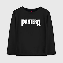 Лонгслив хлопковый детский PANTERA, цвет: черный