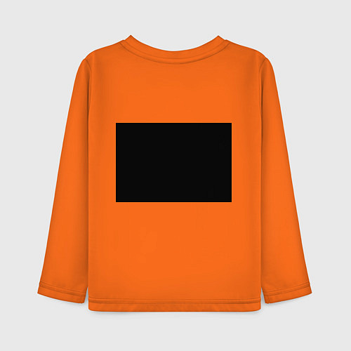 Детский лонгслив Изоляция / Оранжевый – фото 2