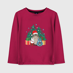 Детский лонгслив New Year Totoro