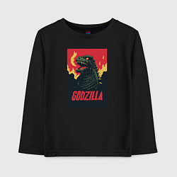 Детский лонгслив Godzilla