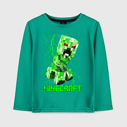 Детский лонгслив MINECRAFT CREEPER