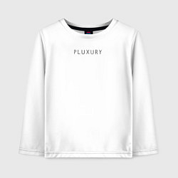 Лонгслив хлопковый детский PLUXURY, цвет: белый