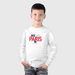 Лонгслив хлопковый детский PSG We Are Paris 202223, цвет: белый — фото 2
