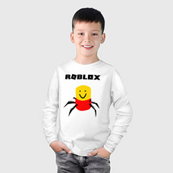 Лонгслив хлопковый детский ROBLOX, цвет: белый — фото 2