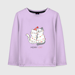 Детский лонгслив Merry Cat