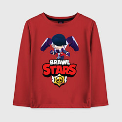 Детский лонгслив Brawl Stars Эдгар