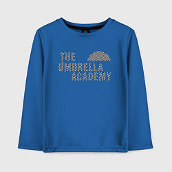 Лонгслив хлопковый детский Umbrella academy, цвет: синий