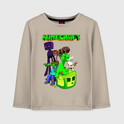 Детский лонгслив Minecraft
