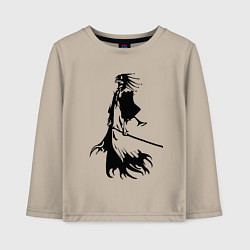 Детский лонгслив Кенпачи капитан одиннадцатого отряда из аниме блич