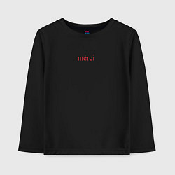 Детский лонгслив Merci