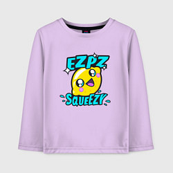 Детский лонгслив Easy Peasy Lemon Squeezy