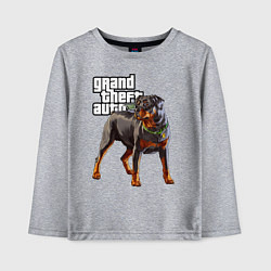 Детский лонгслив ЧОП - ротвейлер из GTA 5