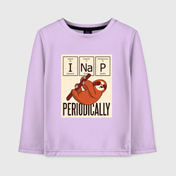 Детский лонгслив I Nap Periodically