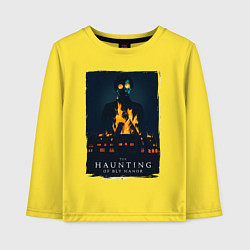Лонгслив хлопковый детский The Haunting of Bly Manor, цвет: желтый