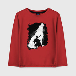 Лонгслив хлопковый детский DARK SOULS ТЁМНЫЕ ДУШИ, цвет: красный