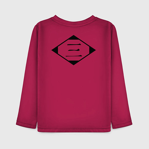 Детский лонгслив ФОРМА ГОТЕЙ 13, НОМЕР НА СПИНЕ / Маджента – фото 2
