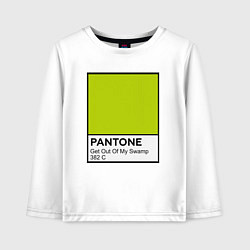 Детский лонгслив Shrek: Pantone Color